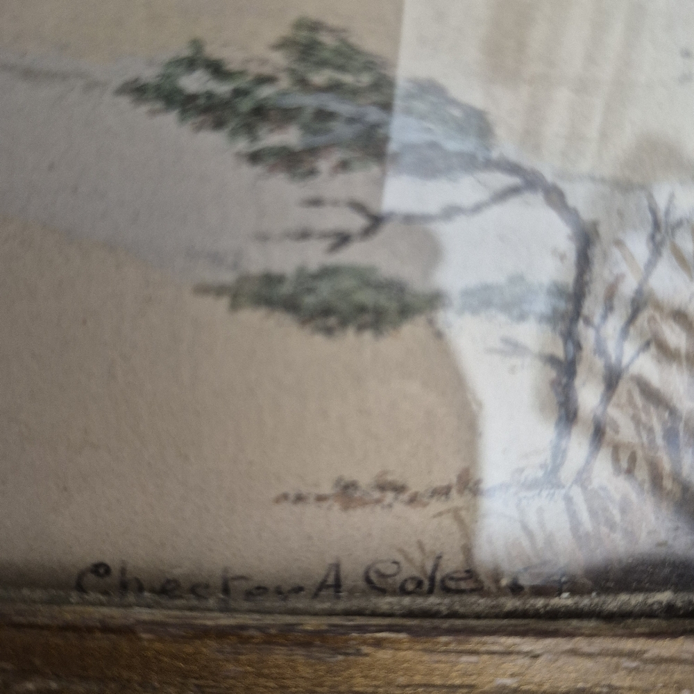 Vintage Lighthouse Artwork In Frame - Picture 2 of 8